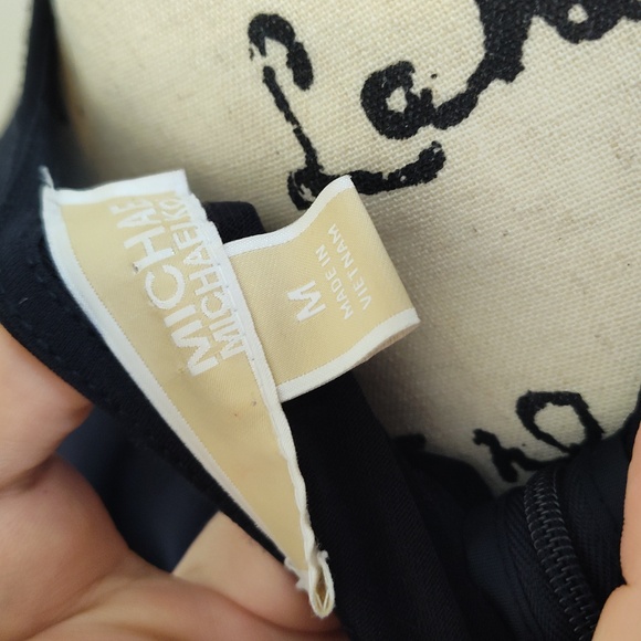 Michael Kors V-neck Jumpsuit Navy - Picture 9 of 11